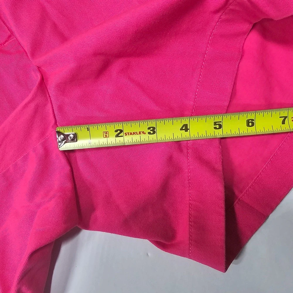 J. Crew Re-Imagined Hot Pink Chino Shorts Women's Size 2 Cotton‎ H1453